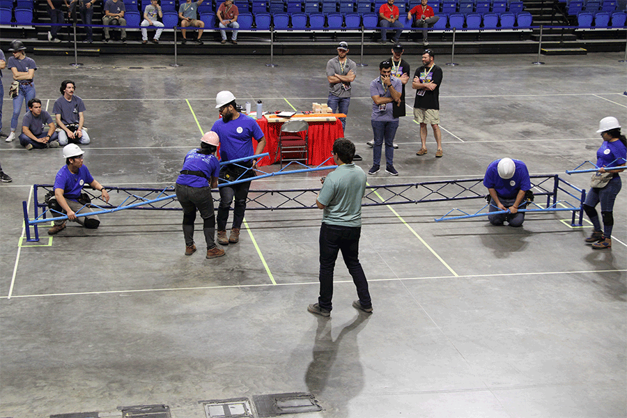 UNO Engineering Students Win Regional Steel Bridge Competition, Advance